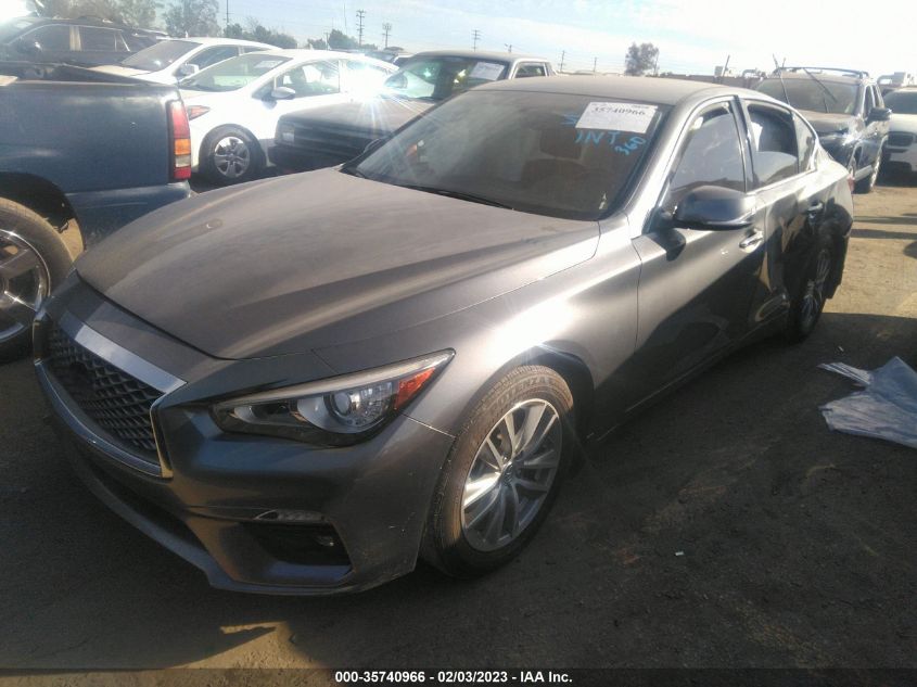 2021 Infiniti Q50 Pure VIN: JN1EV7AP6MM705799 Lot: 35740966