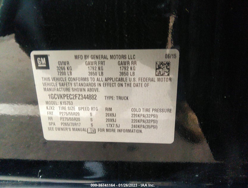 1GCVKPEC2FZ344882