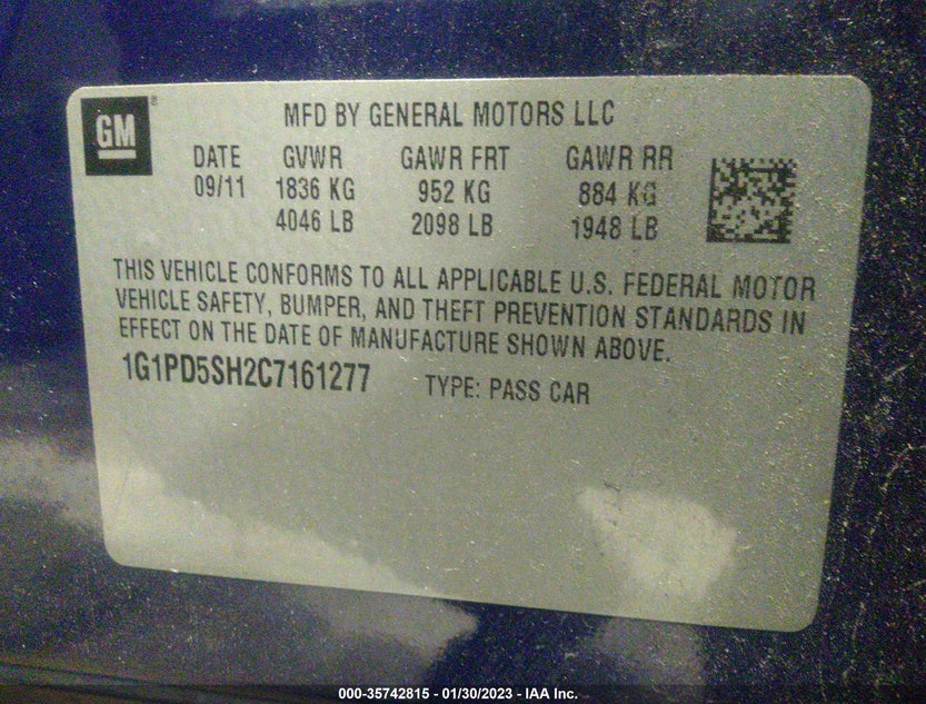 1G1PD5SH2C7161277