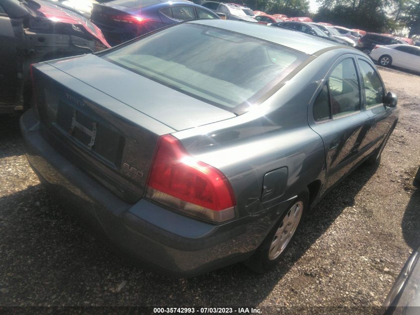 2001 Volvo S60 2.4 A/2.4 A Sr/2.4 M VIN: YV1RS61R012052617 Lot: 35742993