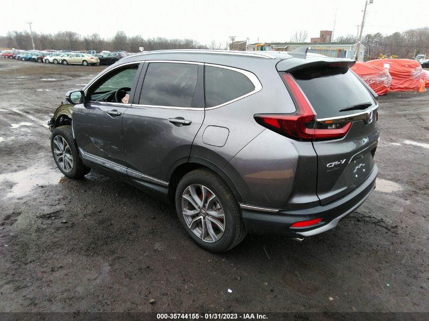 2022 Honda Cr-V Awd Touring VIN: 7FARW2H9XNE014411 Lot: 35744155