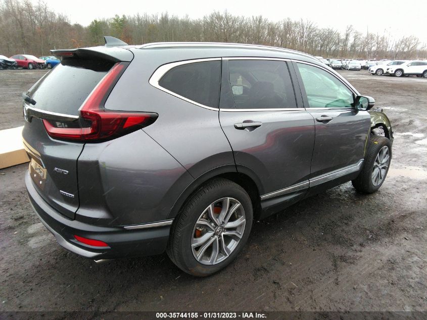 2022 Honda Cr-V Awd Touring VIN: 7FARW2H9XNE014411 Lot: 35744155