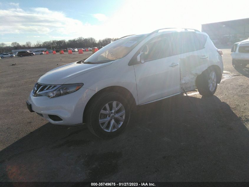 2014 Nissan Murano Sl VIN: JN8AZ1MW4EW501545 Lot: 35749675