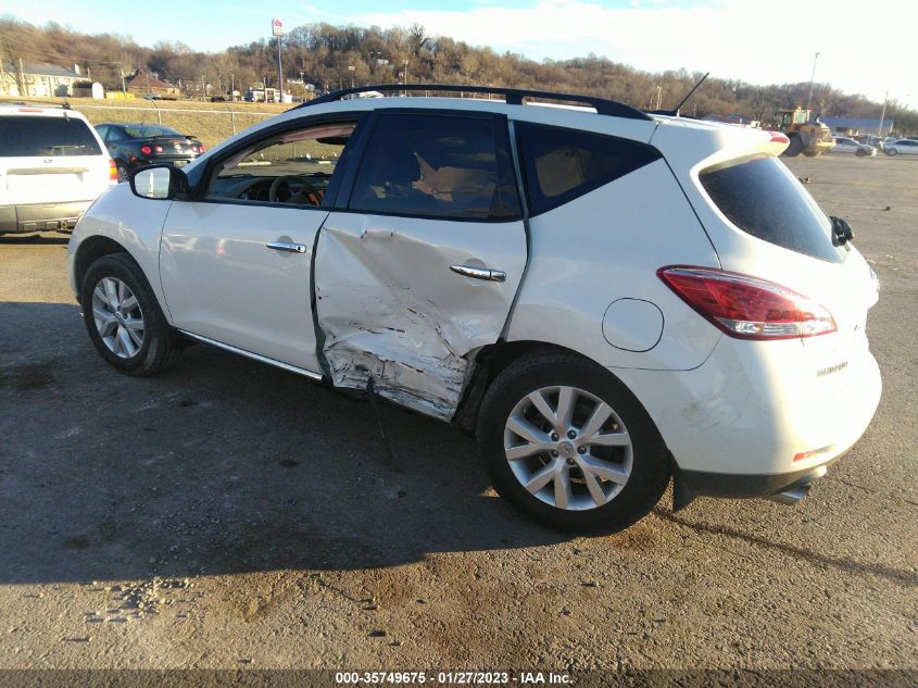 2014 Nissan Murano Sl VIN: JN8AZ1MW4EW501545 Lot: 35749675