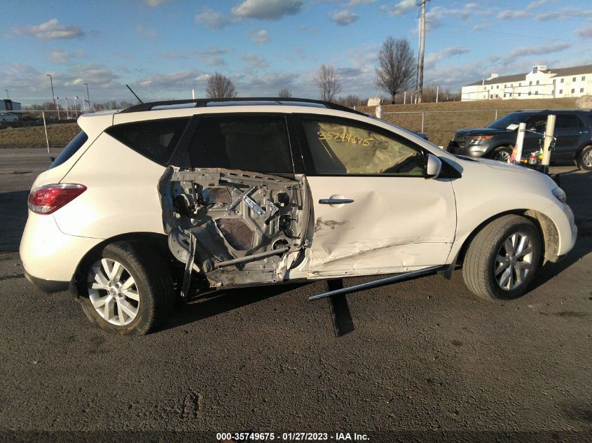 2014 Nissan Murano Sl VIN: JN8AZ1MW4EW501545 Lot: 35749675