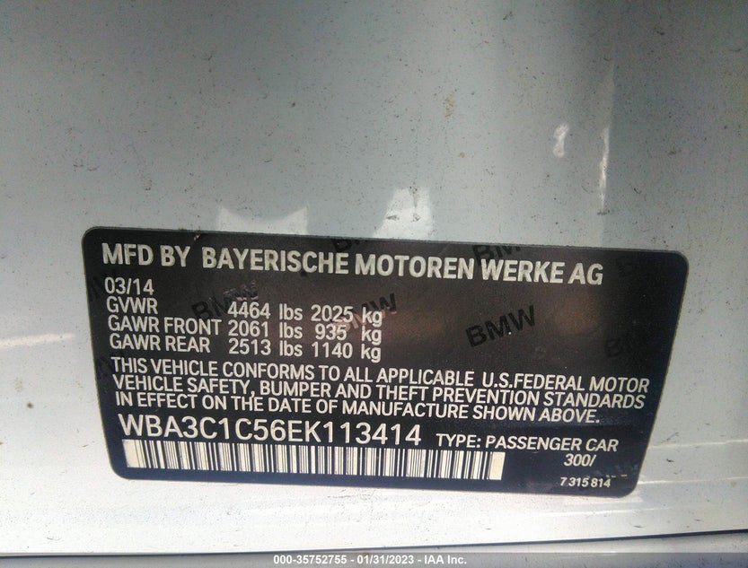 WBA3C1C56EK113414