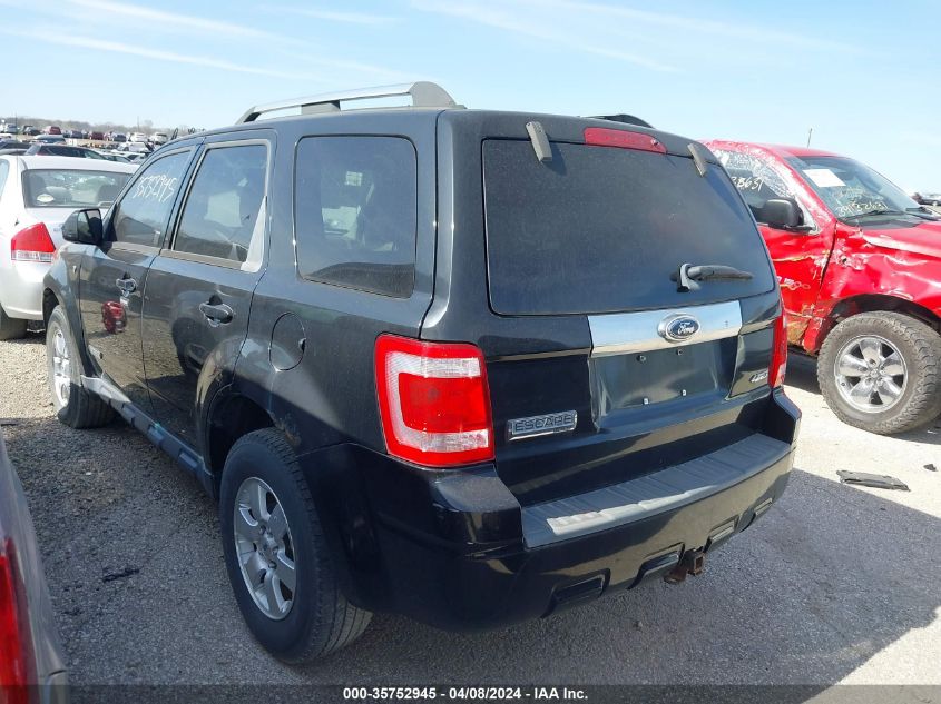 2008 Ford Escape Limited VIN: 1FMCU94198KD40722 Lot: 35752945