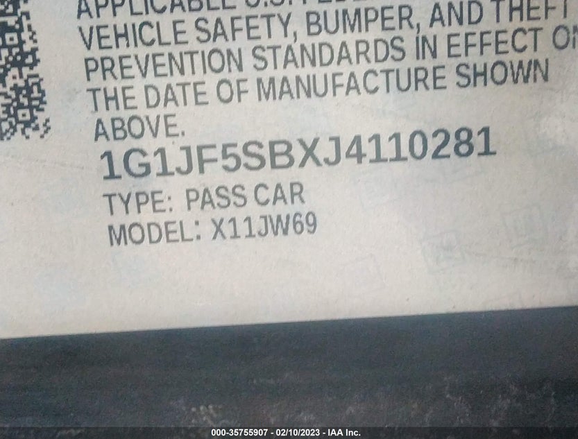 1G1JF5SBXJ4110281