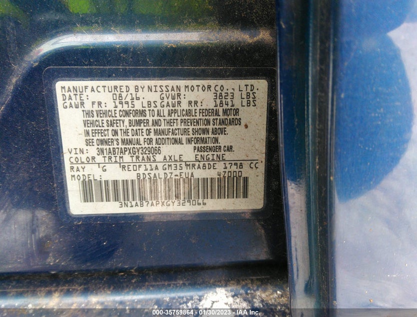 3N1AB7APXGY329066