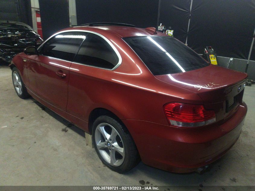 2008 BMW 1 Series 128I VIN: WBAUP73548VF08189 Lot: 35769721