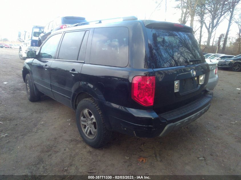 2003 Honda Pilot Ex-L VIN: 2HKYF18573H574562 Lot: 35771330