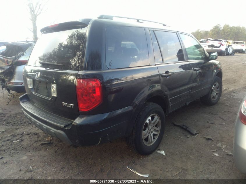 2003 Honda Pilot Ex-L VIN: 2HKYF18573H574562 Lot: 35771330