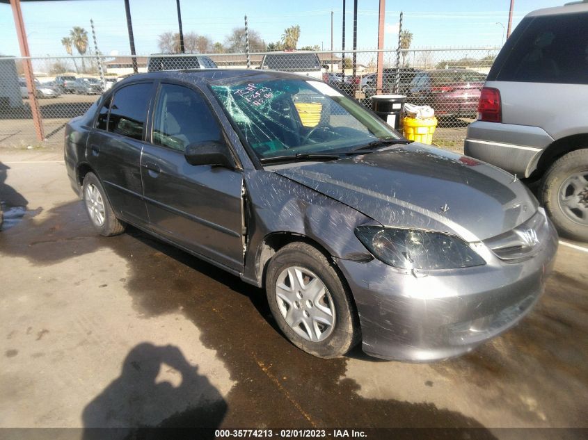 2005 Honda Civic Sdn Vp VIN: 2HGES163X5H583513 Lot: 35774213