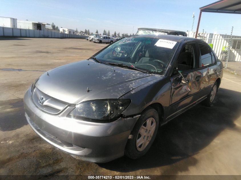 2005 Honda Civic Sdn Vp VIN: 2HGES163X5H583513 Lot: 35774213