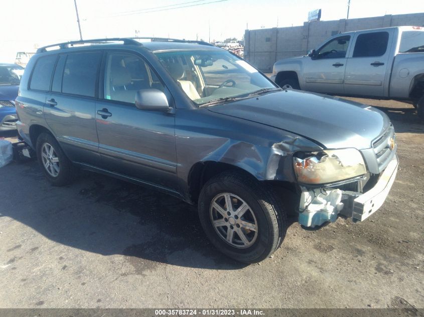 2004 Toyota Highlander V6 VIN: JTEGP21A540024258 Lot: 35783724