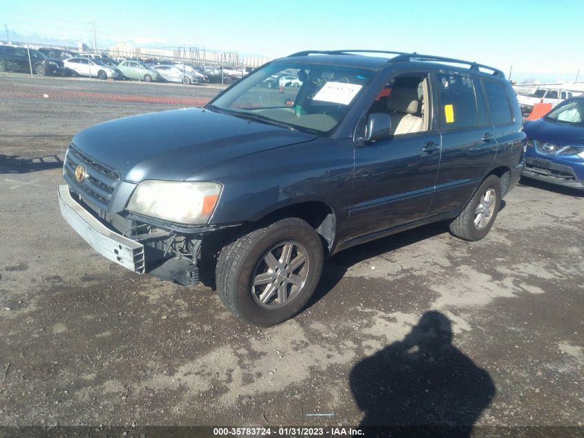 2004 Toyota Highlander V6 VIN: JTEGP21A540024258 Lot: 35783724