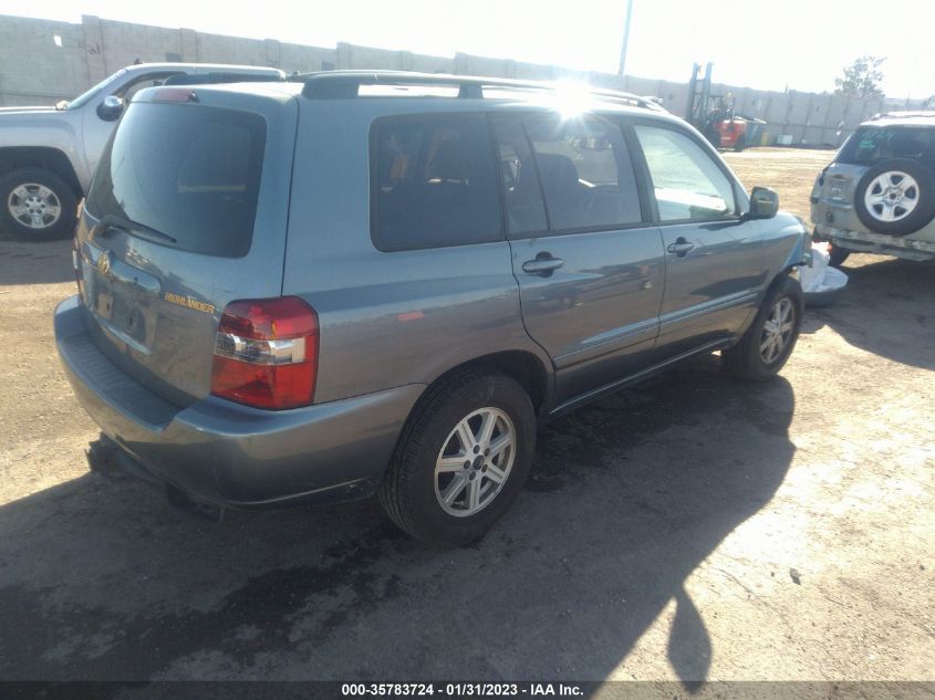 2004 Toyota Highlander V6 VIN: JTEGP21A540024258 Lot: 35783724