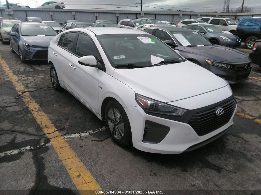 2019 Hyundai Ioniq Hybrid Blue VIN: KMHC65LC7KU175237 Lot: 35784984