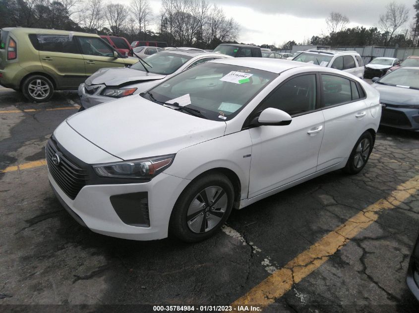 2019 Hyundai Ioniq Hybrid Blue VIN: KMHC65LC7KU175237 Lot: 35784984