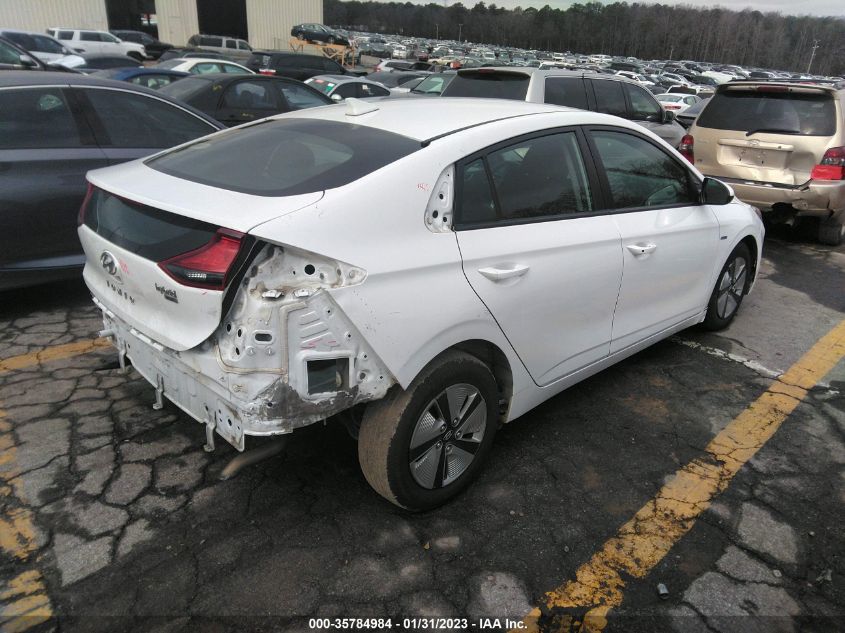 2019 Hyundai Ioniq Hybrid Blue VIN: KMHC65LC7KU175237 Lot: 35784984