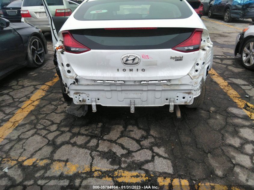 2019 Hyundai Ioniq Hybrid Blue VIN: KMHC65LC7KU175237 Lot: 35784984