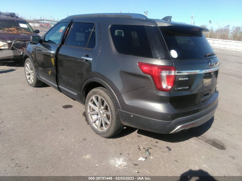 1FM5K7F82HGD78177 2017 Ford Explorer Limited