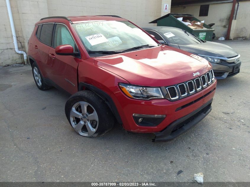 2019 Jeep Compass Latitude 4X4 VIN: 3C4NJDBB8KT647387 Lot: 35787999