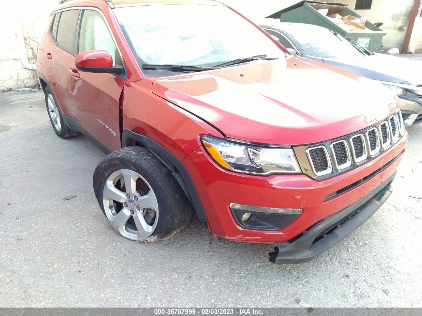 2019 Jeep Compass Latitude 4X4 VIN: 3C4NJDBB8KT647387 Lot: 35787999