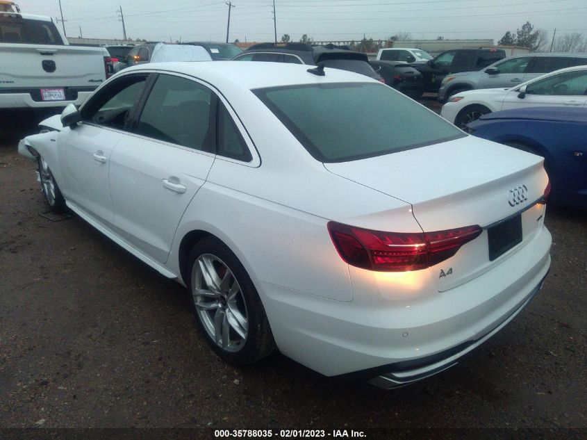 2022 Audi A4 Premium Plus 45 Tfsi S Line Quattro S Tronic VIN: WAUEAAF45NN014423 Lot: 35788035