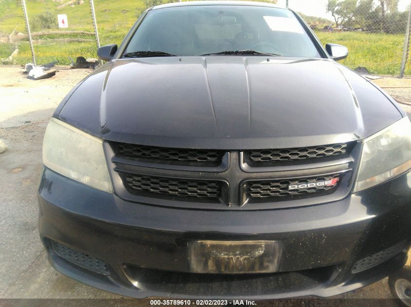 1C3CDZAG4DN770023 2013 Dodge Avenger Se V6