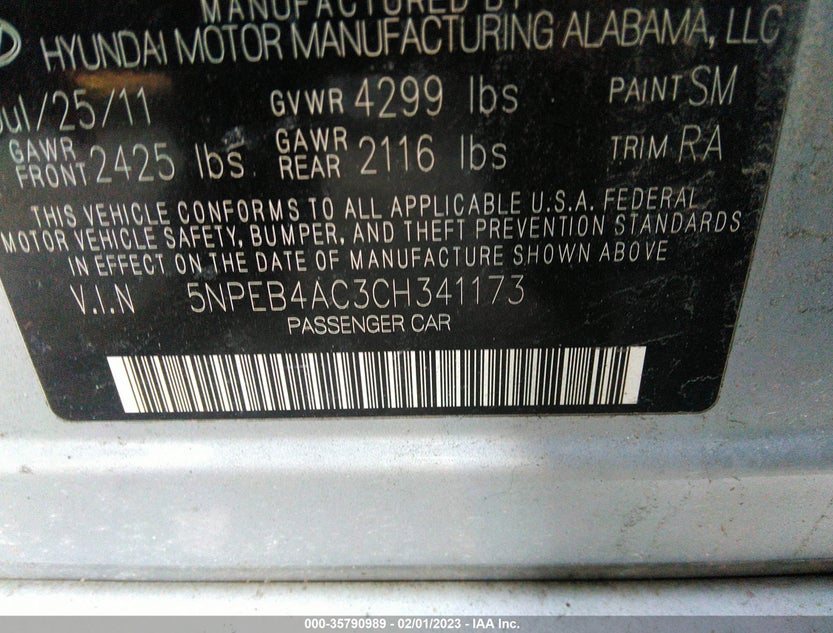 5NPEB4AC3CH341173