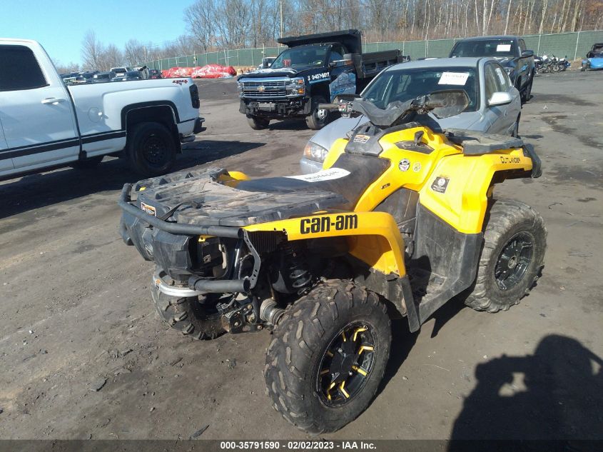 2015 Can-Am Outlander 800R Xt/800R Xt-P VIN: 3JBLKAN26FJ000618 Lot: 35791590