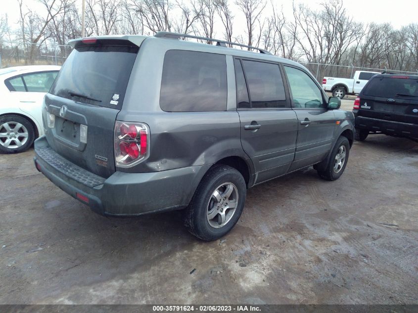 2008 Honda Pilot Ex-L VIN: 5FNYF18568B013324 Lot: 35791624