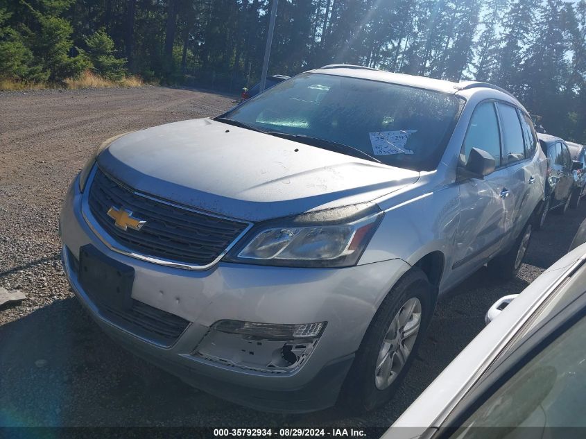 VIN 1GNKRFEDXGJ223574 2016 Chevrolet Traverse, LS no.2