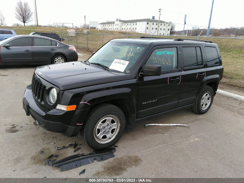 2016 Jeep Patriot Sport VIN: 1C4NJPBB9GD738599 Lot: 35793763