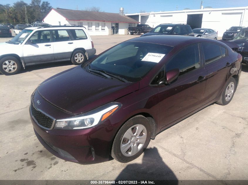 VIN 3KPFK4A70JE213143 2018 KIA Forte, LX no.2