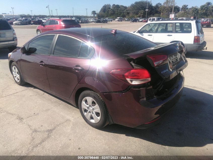 VIN 3KPFK4A70JE213143 2018 KIA Forte, LX no.3