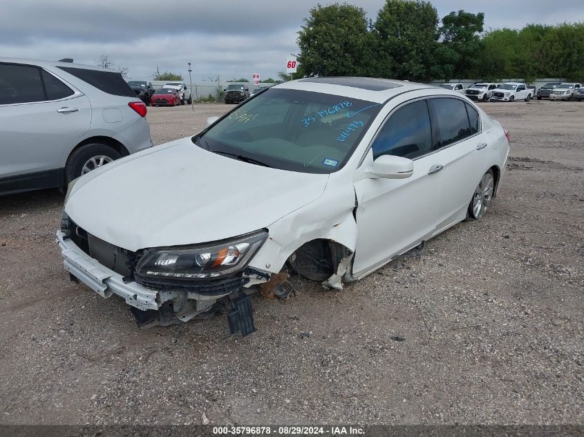 2013 Honda Accord Ex-L V-6 VIN: 1HGCR3F84DA011473 Lot: 40816452