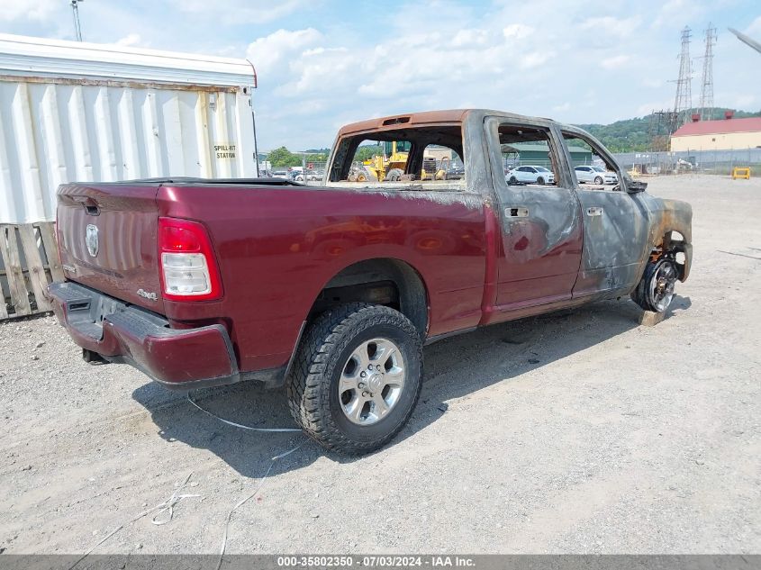 2019 Ram 2500 Big Horn 4X4 6'4" Box VIN: 3C6UR5DLXKG599052 Lot: 35802350