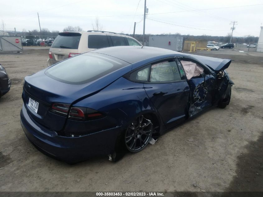 2022 Tesla Model S Dual Motor All-Wheel Drive VIN: 5YJSA1E51NF480073 Lot: 35803453