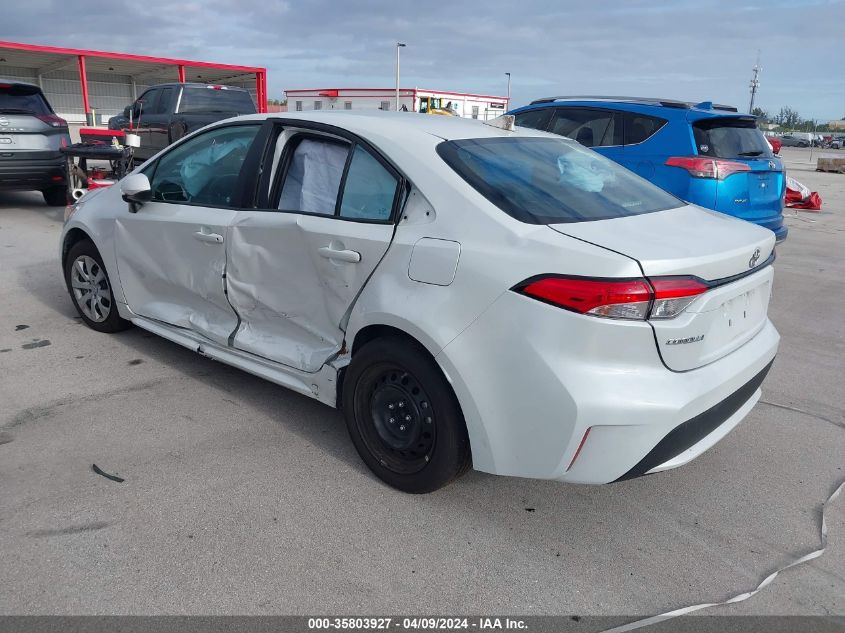 VIN 5YFEPMAE9NP306663 2022 TOYOTA COROLLA LE