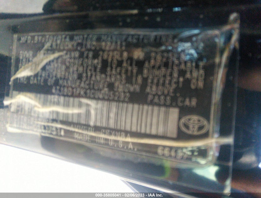 4T1BD1FK1CU005292