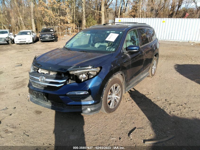 5FNYF6H8XGB046638 2016 Honda Pilot Ex-L