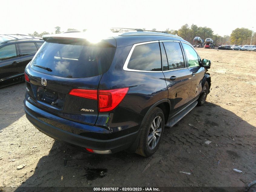 5FNYF6H8XGB046638 2016 Honda Pilot Ex-L