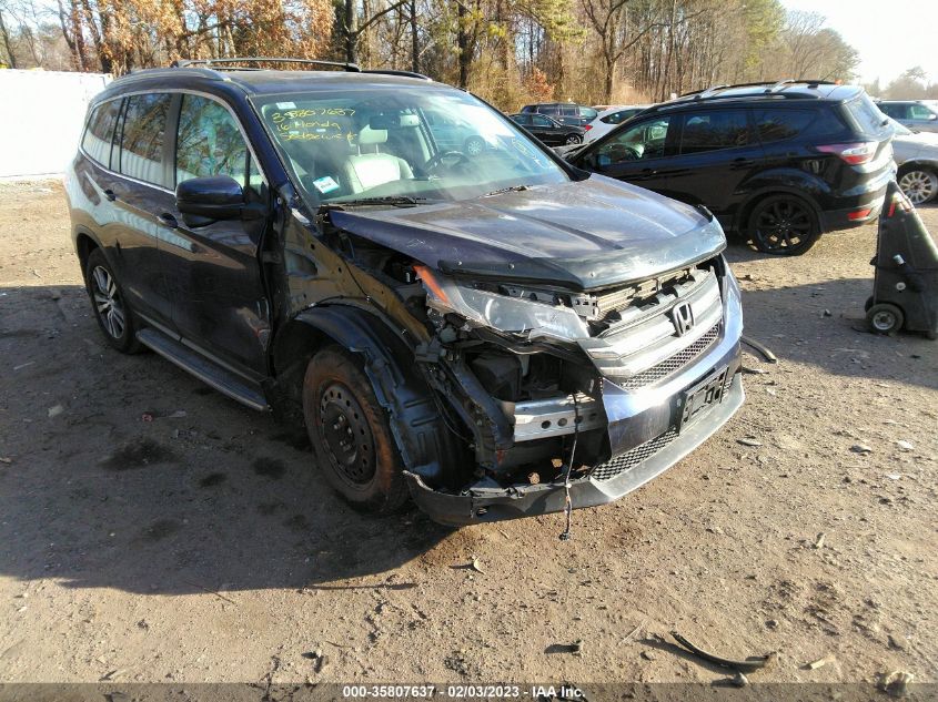 2016 Honda Pilot Ex-L VIN: 5FNYF6H8XGB046638 Lot: 35807637