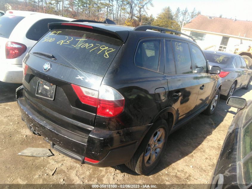 WBXPC93408WJ15086 2008 BMW X3 3.0Si