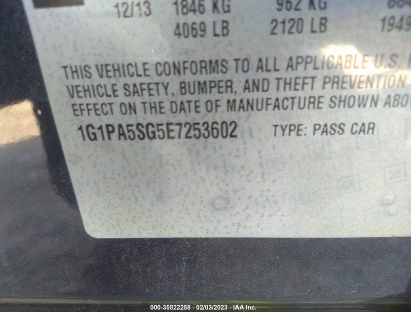 1G1PA5SG5E7253602