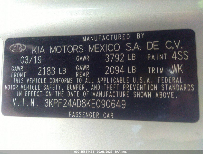 3KPF24AD8KE090649