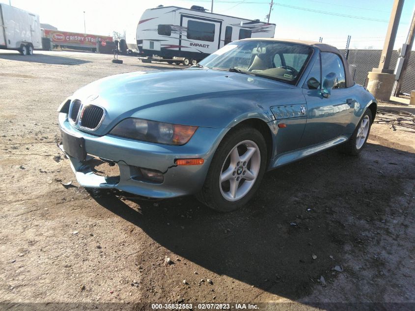 1998 BMW Z3 2.8 VIN: 4USCJ3338WLG20522 Lot: 35832553