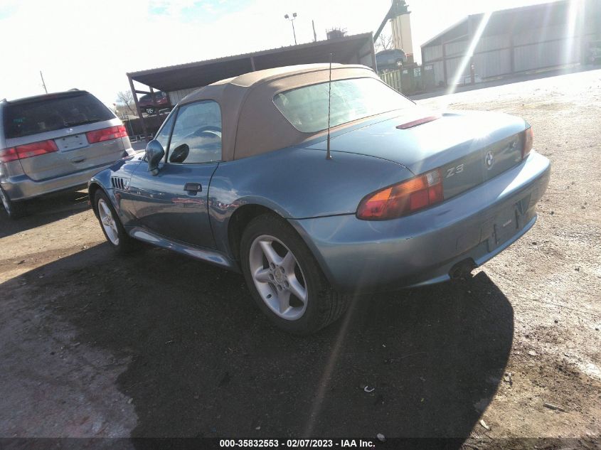 1998 BMW Z3 2.8 VIN: 4USCJ3338WLG20522 Lot: 35832553